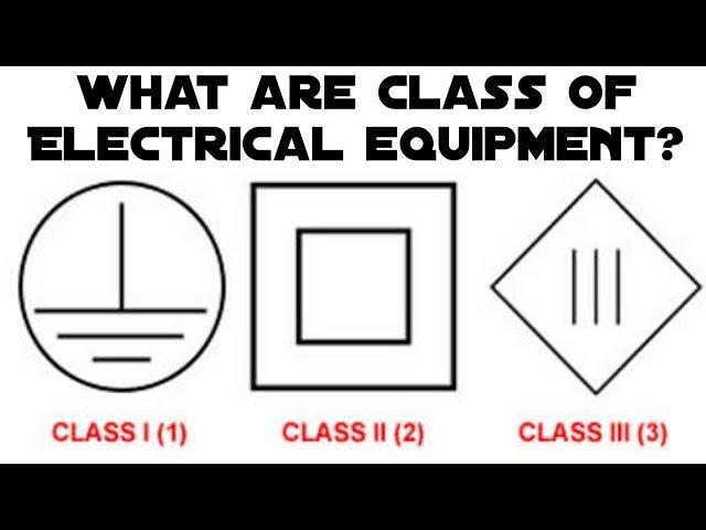 What are Class of Electrical Equipment?