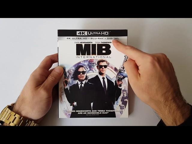 Unboxing Men in Black MID International 4K UltraHD + Bluray