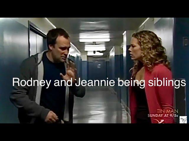 Rodney McKay and Jeannie Miller being chaotic siblings