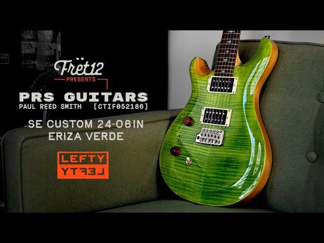 FRET12 Guitar Supply - PRS SE Custom 24-08 Lefty Eriza Verde