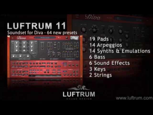 Luftrum 11 - Soundbank for U-He Diva