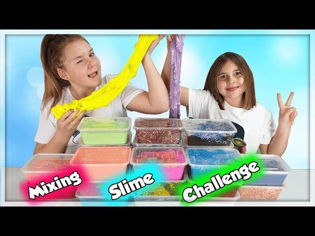 MIXING SLIME CHALLENGE ! SMOOTHIE SLIME CHALLENGE! SLIME COLLECTION !