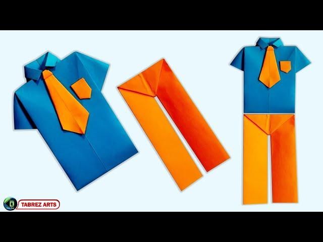  DIY - Origami | Paper Shirt - Pant | Paper Craft [Tabrez Arts]