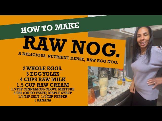 Making Raw Eggnog - Local Meat Club Columbus Ohio