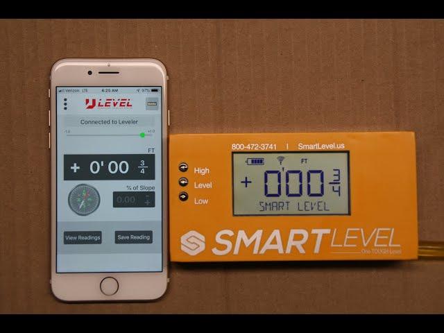 SMART LEVEL - App Operation