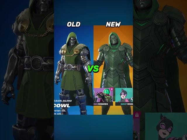 NEW Marvel Skins vs OLD Marvel Skins #shorts #fortnite