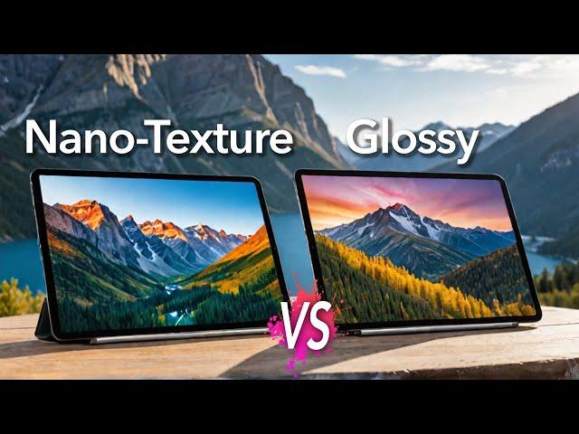 M4 iPad Pro! Nano-Texture OR Glossy!? Ultimate Display Compare!