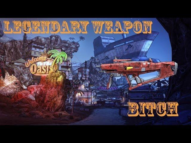 Borderlands 2 легендарные пушки - #3 Bitch (Сучёнышь)