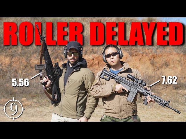 Roller Delayed Guns Better or Worse?  Feat: AK4D, HK93, MP5 vs SCAR, URGI, AR9 [Range Talk]