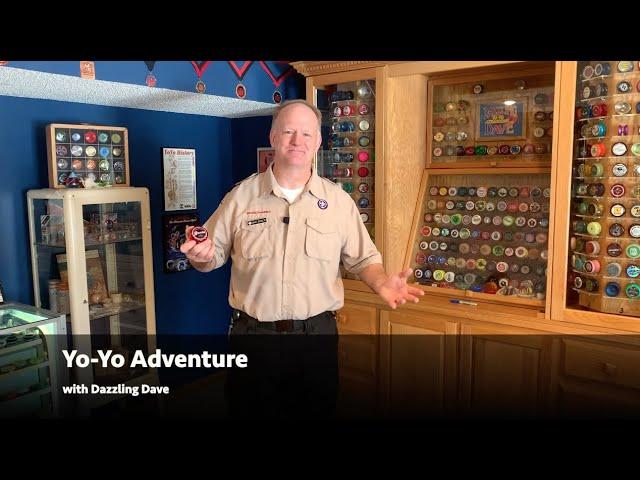 Cub Scout Yo-Yo Adventure awards with Dazzling Dave