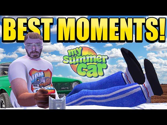 Best & Funny Moments in My Summer Car W/ Logitech G27 + Wheel Cam PART III