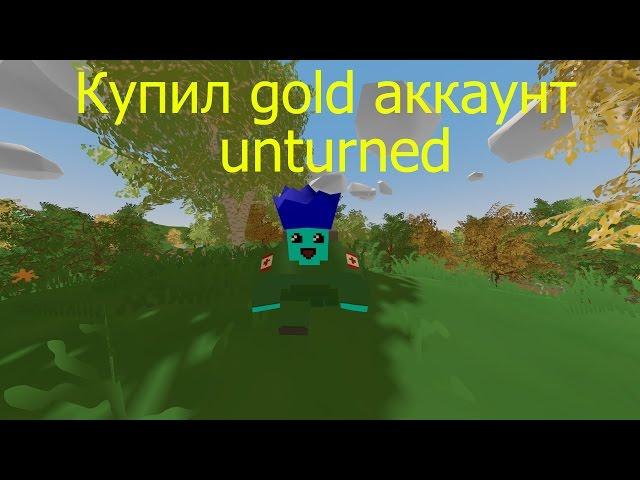 Купил gold аккаунт в unturned