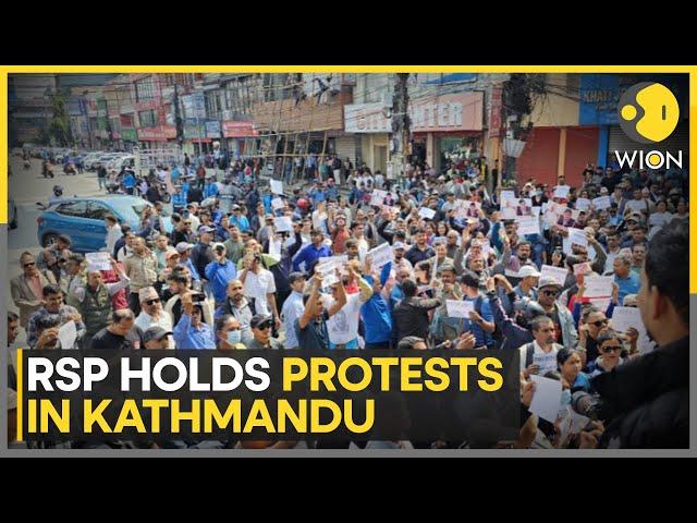 Nepal: RSP Holds Protest Against Lamichhane's Arrest | Latest English News | WION