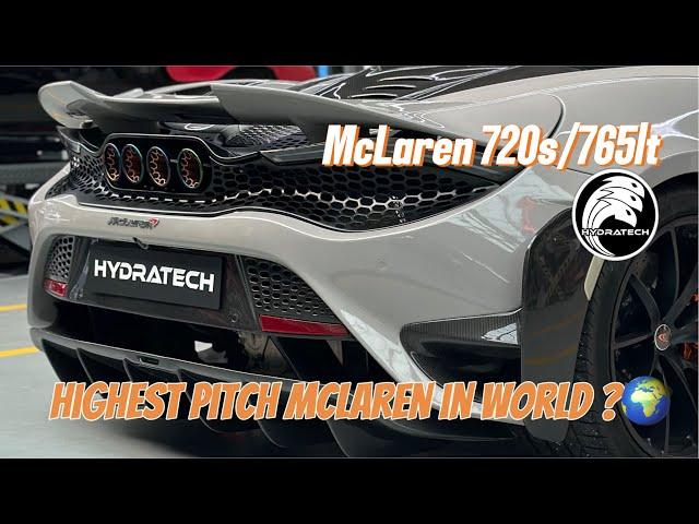 The Highest Pitch McLaren Exhaust in the world ? 720s/765lt Hydratanium Blaze Exhaust 