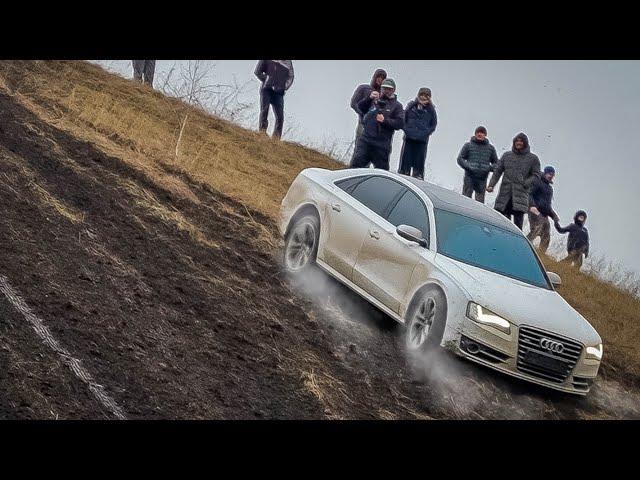 BATTLE OF GERMAN SHOW-OFFS. AUDI HUMILIATS SUBARU WRX STI AND G63 AMG