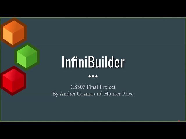 InfiniBuilder - Technical Presentation