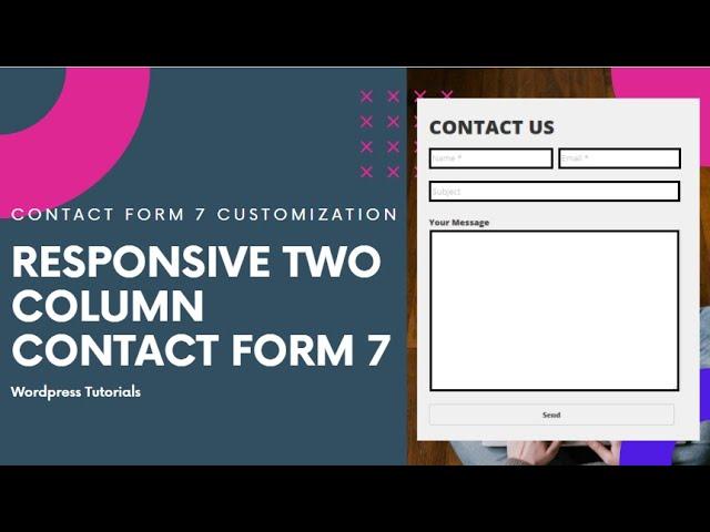 Contact form 7 Multi-Column form - inline fields - Responsive Form CSS Design