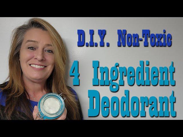 D.I.Y. 4 Ingredient Deodorant ~ Budget Friendly & Aluminum Free