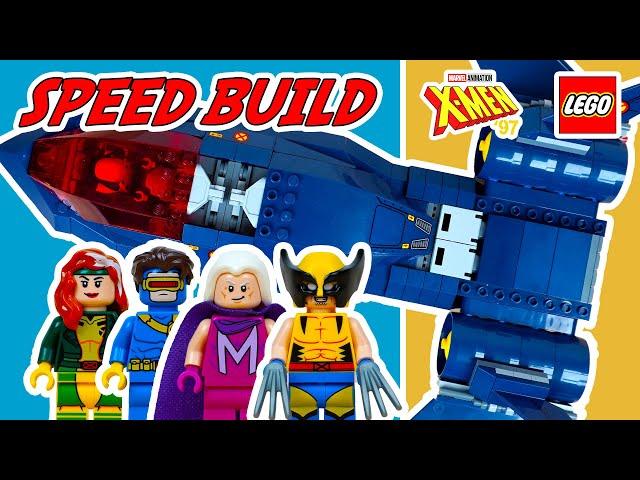 LEGO Marvel Stop Motion Build: X-Men 97 X-Jet 76281