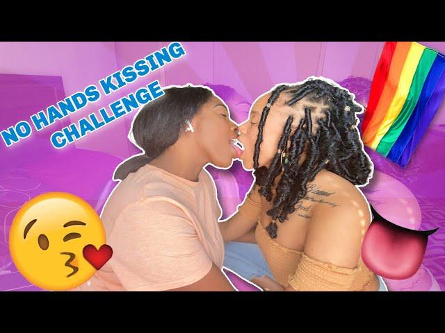 NO HANDS KISSING CHALLENGE (EXPLICIT CONTENT) LGBTQ ️‍