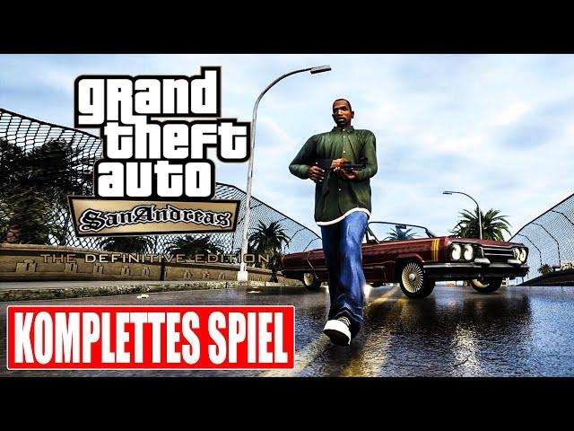 GTA SAN ANDREAS DEFINITIVE EDITION Gameplay Part 1 FULL GAME Walkthrough Deutsch ohne Kommentar