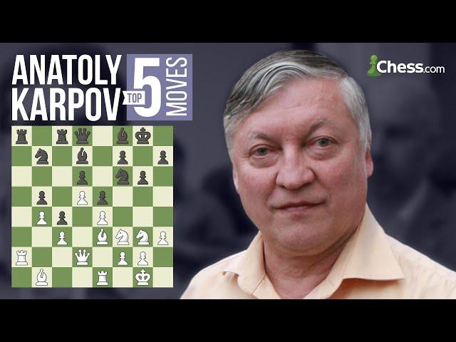 Anatoly Karpov's 5 Most Brilliant Chess Moves