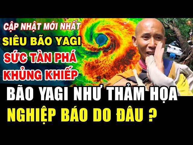 SỨC TÀN PHÁ ĐÁNG SỢ CỦA BÃO YAGI: Tất cả là do NGHIỆP BÁO, sư Minh Tuệ nói ĐỪNG ĐỔ TẠI AI | Học Phật