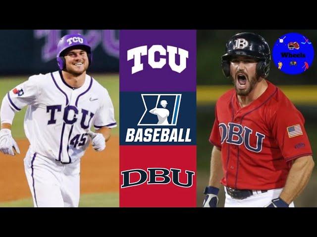 #6 TCU vs Dallas Baptist | Fort Worth Regional Winners Bracket | 2021 College Baseball Highlights