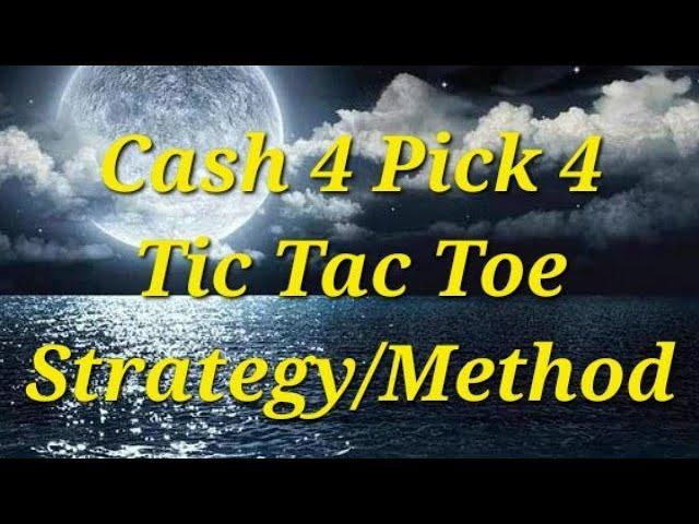 Cash 4 Pick 4 Tic Tac Toe Strategy - Georgia