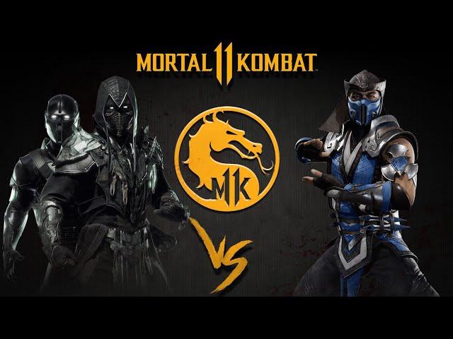 Mortal kombat 11 Noob Saibot vs Sub-Zero Нуб Сайбот против  Саб-Зиро