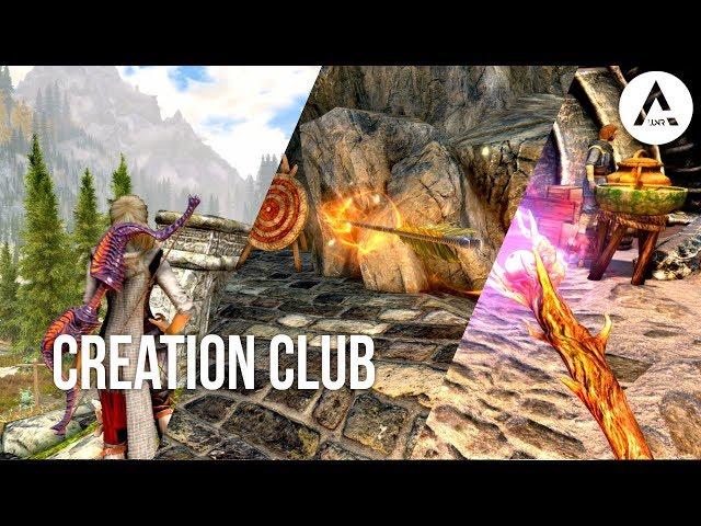 Skyrim Creation Club Mods: Ruins Edge Bow, Arcane Archer Pack, Sheogorath Staff (PS4/XB1/PC)