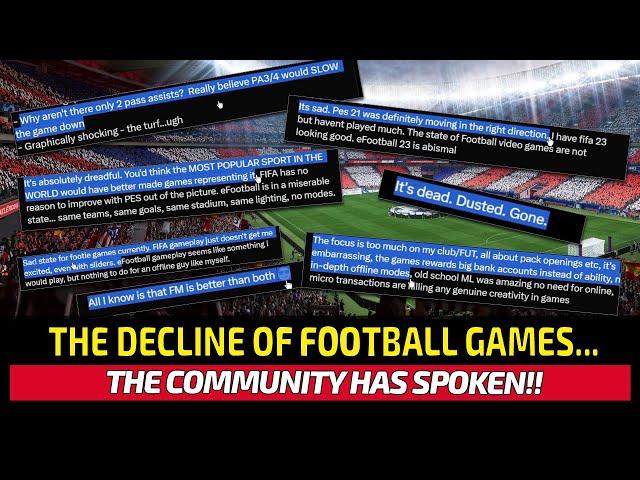 [TTB] THE DECLINE OF FOOTBALL GAMES! - WHAT THE COMMUNITY HAS TO SAY, MY THOUGHTS, & MORE!