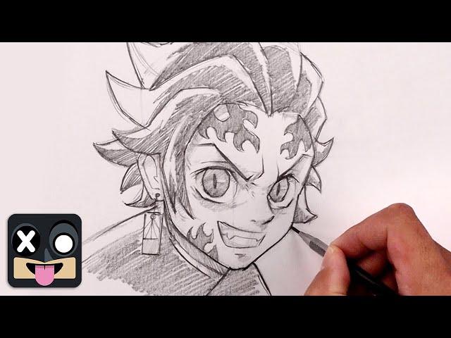 How To Draw Tanjiro | Demon Slayer