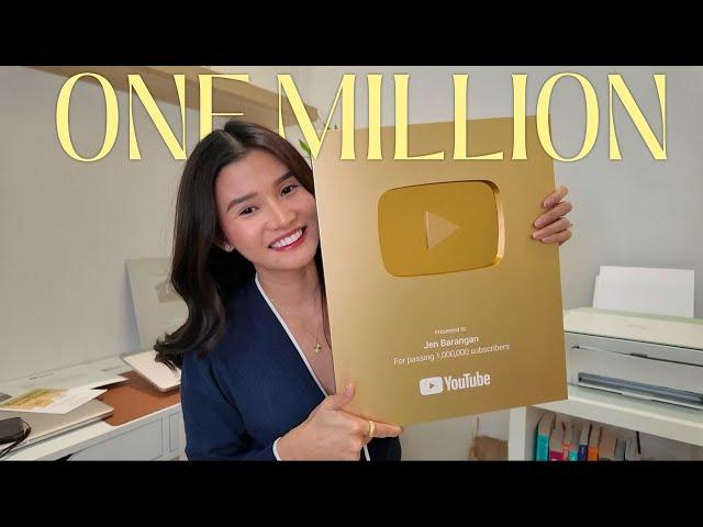 1 Million subscribers!  | Jen Barangan