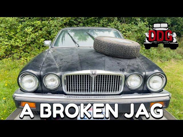 Dead On Arrival - Will This Smashed 1984 Jaguar XJ6 Run Again? (I Have An INSANE Engine Swap Idea)