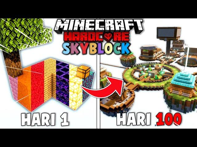 100 Hari di Minecraft Hardcore RANDOM SKYBLOCK