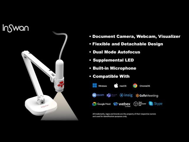 INS-3 Handheld Webcam/USB Document Camera for Classroom