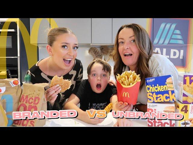 Branded Vs Unbranded! Fast Food Edition