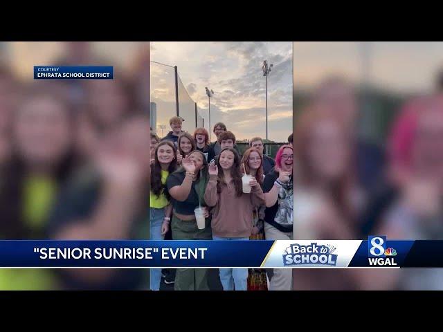 Senior class in Ephrata School District start year with sunrise and will end the year with a sunset