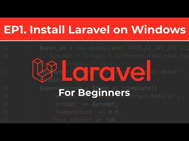 How to Install Laravel on Windows 10