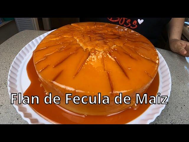 FLAN DE MAIZENA 4 INGREDIENTES SIN HUEVO|SIN HORNO