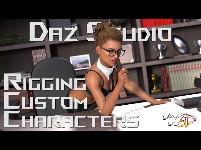 Daz Studio - Rigging Custom Characters - Adjust Rigging to Shape