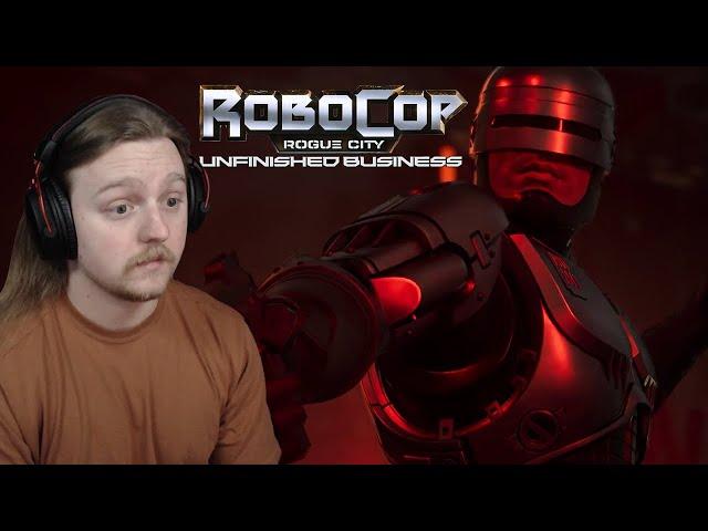 The RoboCop Expansion was Unexpected - RoboCop Rogue City Unfinished Business Trailer Reaction