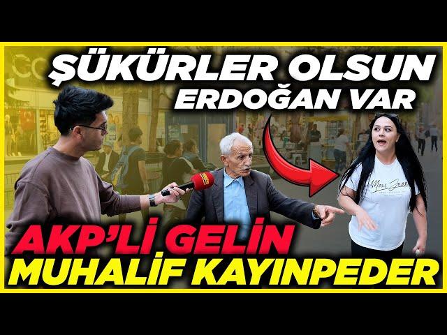 AKP'Lİ GELİN KAYINPEDERİNE BİLE ACIMADI! | Sokak Röportajları