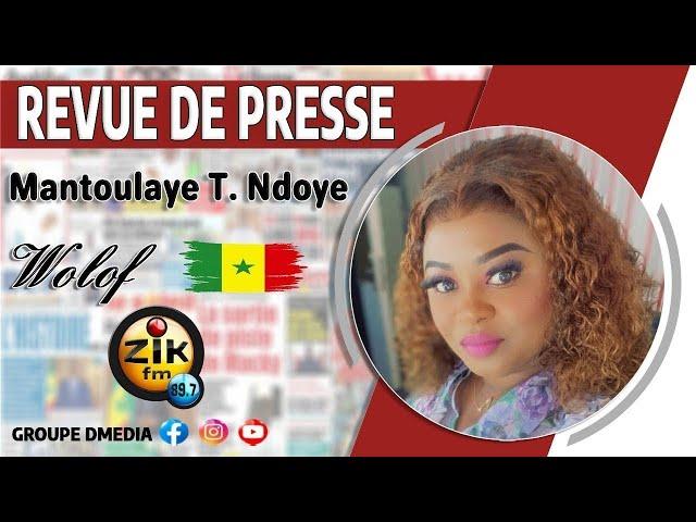 Revue de Presse wolof zik et Sen tv du lundi 12 aout 2024 avec Mantoulaye Thioub Ndoye