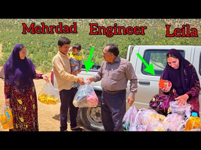Engineer's kindness towards Mehrdad's family