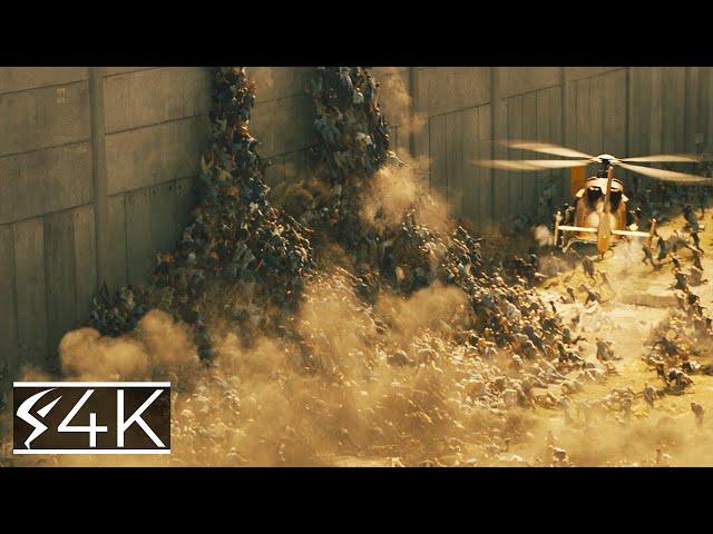 Zombies Over The Wall (4K) World War Z