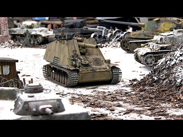 WW2 RC Tanks RC Trucks Wehrmacht Tiger Panzer III Hummel Panther / Modell Hobby Spiel Leipzig 2023