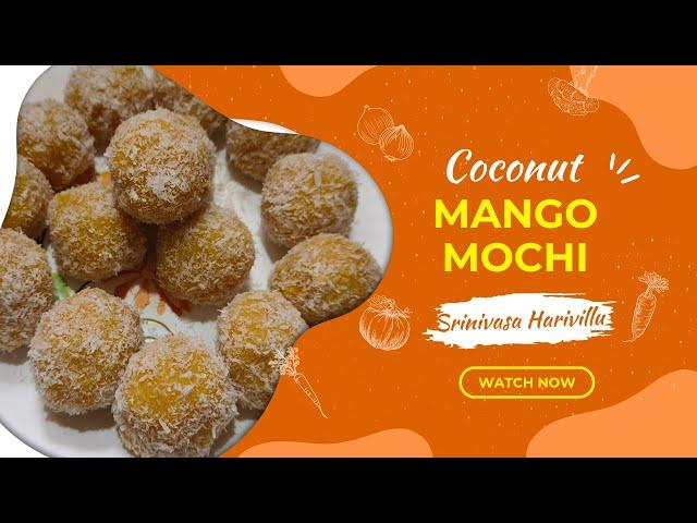 Coconut Mango Mochi