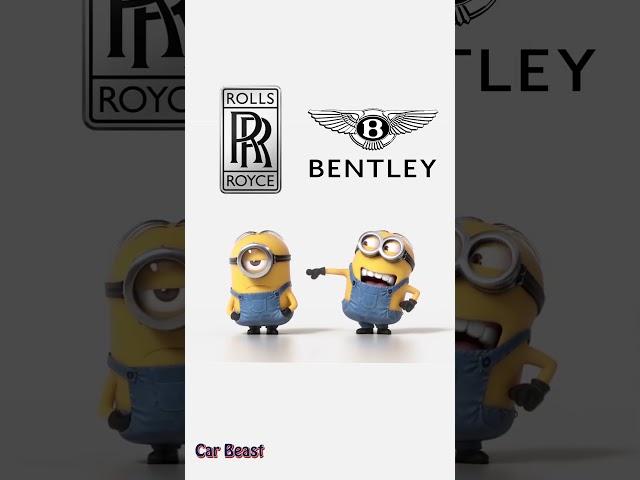 Rolls royce phantom vs bentley continental gt minions style funny#tiktok #funny status#trending#fyp